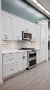 Kitchen remodeling display at Emerald Kitchen & Bath in Sacramento