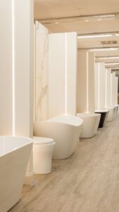 Freestanding tubs at Emerald Kitchen & Bath