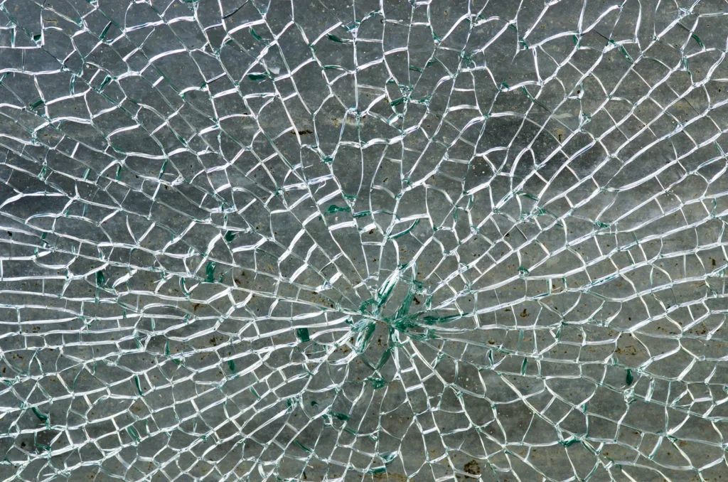 Tempered Glass Breaking