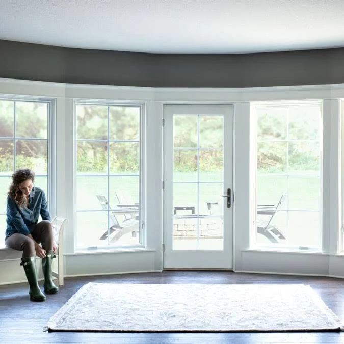 hinged patio door