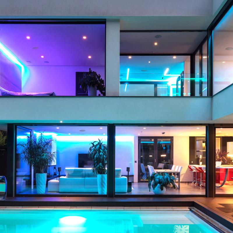Smart home with smart lighting